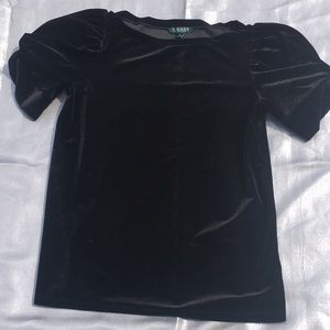 Ralph Lauren Velvet Top